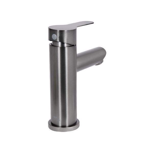 Змішувач для раковини Brinex Pure 001F низький Graphite BRIPUR001FGRP BRIPUR001FGRP фото