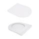 Унітаз підвісний Qtap Jay безободковий Ultra Quiet з сидінням Soft-close QT07335177W QT07335177W фото 8
