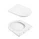 Унітаз підвісний Qtap Taurus Ultra Quiet 515&times;360&times;350 мм, White, з сидінням Slim Duroplast / Soft-close / Quick Release QTTAU26W49116 QTTAU26W49116 фото 8