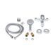 Змішувач для ванни Lidz Latwa 006 (з душовим гарнітуром) (k35) LDLAT006WHI45424 White LDLAT006WHI45424 фото 1