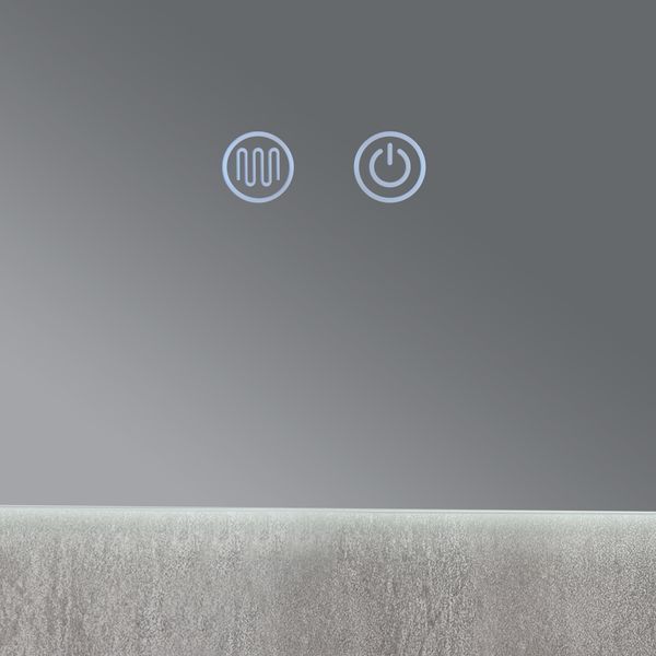 Дзеркало Qtap Taurus (TA2) 800&times;600 мм з LED-підсвічуванням Touch, з антизапотіванням, з димером, рег. темп. кольору (3000-6500K) QTTAU8006004895 QTTAU80060048953 фото