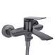 Змішувач для ванни Qtap Vlasta New (з душовим гарнітуром) QTVLA259GMB45643 Gunmetal Black PVD QTVLA259GMB45643 фото 5