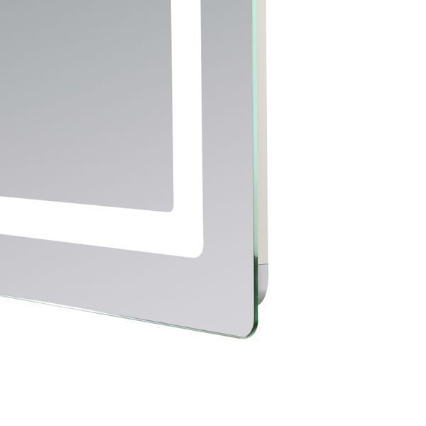 Дзеркало Lidz Kubis (KU2) 1000х800 з LED-підсвічуванням Touch, з антизапотіванням, з димером, рег. яскравості LD78LF6141008048450 LD78LF6141008048450 фото