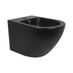 Біде підвісне Qtap Robin 495х370х325 Matt black QT1355046FMB QT1355046FMB фото