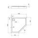 Душовий піддон Qtap Diamond 301112 100x100x12 см + сифон DIAMOND301112 фото 2
