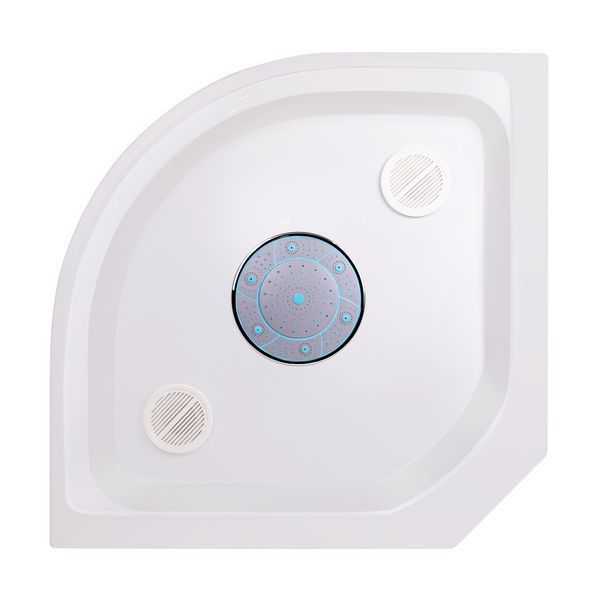 Гідробокс Lidz Tani SBM90x90.SAT.LOW.GR, скло тоноване 4 мм LTSBM9090SATLOWGR фото