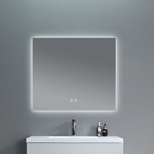 Дзеркало Qtap Taurus (TA1) 1200&times;800 мм з LED-підсвічуванням Touch, з антизапотіванням, з димером, рег. темп. кольору (3000-6500K) QTTAU120080048958 QTTAU120080048958 фото