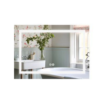 Дзеркало Lidz Kubis 800х600 з LED-підсвічуванням Touch, з антизапотіванням, з димером, рег. яскравості LD78LF9047400 LD78LF9047400 фото