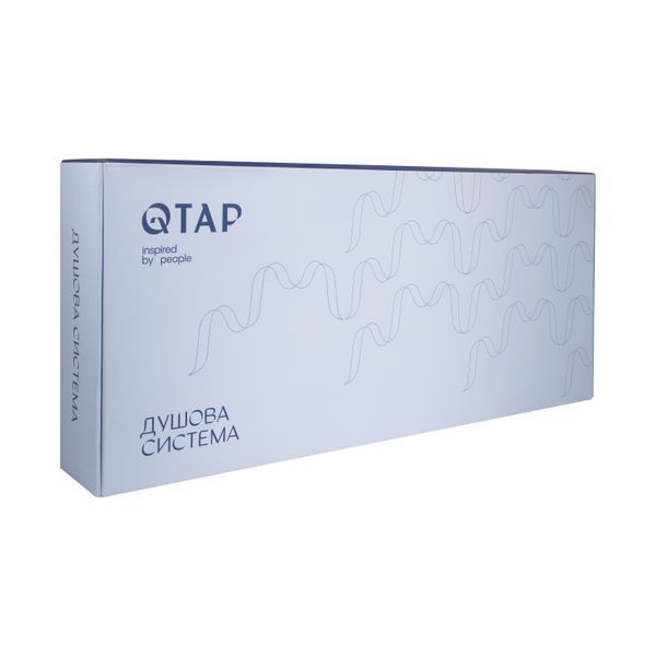 Душова система універсальна Qtap Swan Cascada на три споживачі (з виливом) QTSWA111CRM45566 Chrome QTSWA111CRM45566 фото