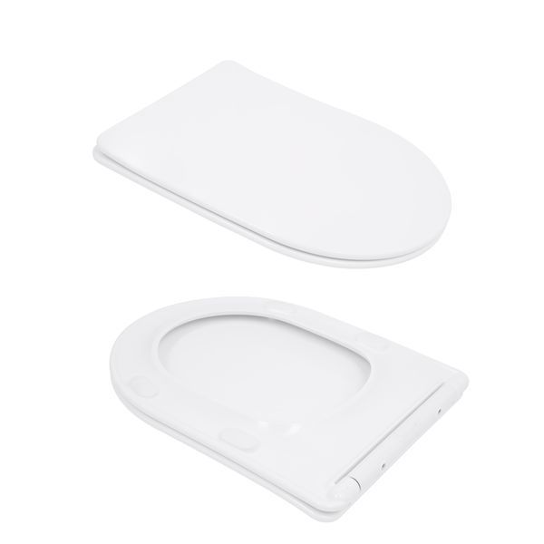 Унітаз підлоговий Qtap Leo Ultra Quiet 620&times;355&times;790 мм з сидінням Soft-close, White QTLEO27W49261 QTLEO27W49261 фото