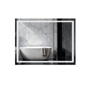 Дзеркало Qtap Mideya (DC-F613) 700х500 з LED-підсвічуванням Touch, з антизапотіванням, димером QT2078NCF7050W QT2078NCF07050W фото