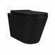 Унітаз підвісний Qtap Scorpio Ultra Quiet безобідковий з сидінням Soft-close MATT BLACK QT14332380AMB QT14332380AMB фото 1