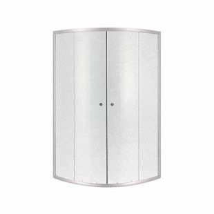 Душова кабіна Lidz Latwa SC80x80.SAT.LOW.FR, скло Frost 4 мм без піддона LLSC8080SATLOWFR2 фото