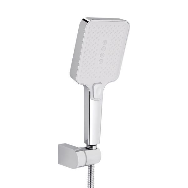 Змішувач для ванни Qtap Swan Cascada з поворотним виливом (з душовим гарнітуром) QTSWA260CRW45569 Chrome/White QTSWA260CRW45569 фото