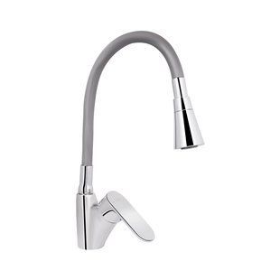 Змішувач для кухні Lidz Tani 007F3 з гнучким виливом (k40) LDTAN007F3GCR31869 Chrome/Grey LDTAN007F3GCR31869 фото