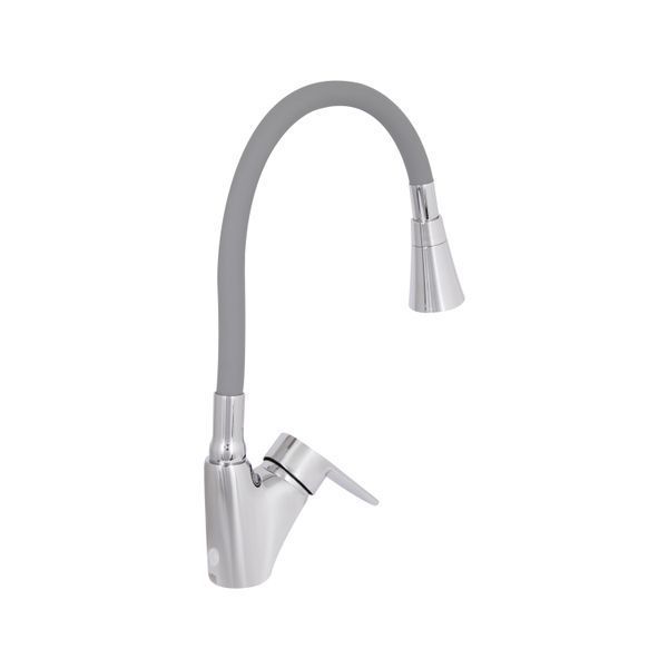 Змішувач для кухні Lidz Tani 007F3 з гнучким виливом (k40) LDTAN007F3GCR31869 Chrome/Grey LDTAN007F3GCR31869 фото