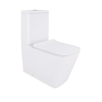 Унітаз підлоговий Qtap Crow Eco безобідковий з сідінням Soft-close QTCRO27W48750 QTCRO27W48750 фото