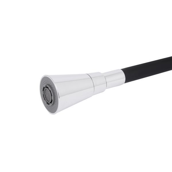 Змішувач для кухні Lidz Tani 007F3 з гнучким виливом (k40) LDTAN007F3BCR37649 Chrome/Black LDTAN007F3BCR37649 фото