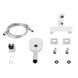 Змішувач для ванни Qtap Gemini (з душовим гарнітуром) QTGEM259CRW45683 Chrome/White QTGEM259CRW45683 фото 1