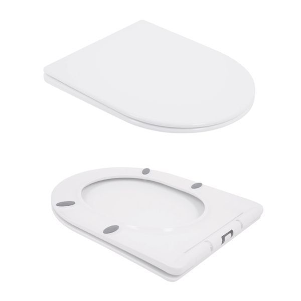 Унітаз підлоговий Qtap Swan Eco Ultra Quiet з сидінням Soft-close 640x360x835 мм QTSWA27W48748 White QTSWA27W48748 фото