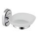 Мильниця з тримачем Lidz Oreo 0201 настінна (матове скло) LDORE0201CRM22083 Chrome LDORE0201CRM22083 фото 1