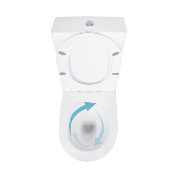 Унітаз підлоговий Qtap Jay Eco Ultra Quiet з сидінням Soft-close 640x360x835 мм QTJAY27W48749 White QTJAY27W48749 фото
