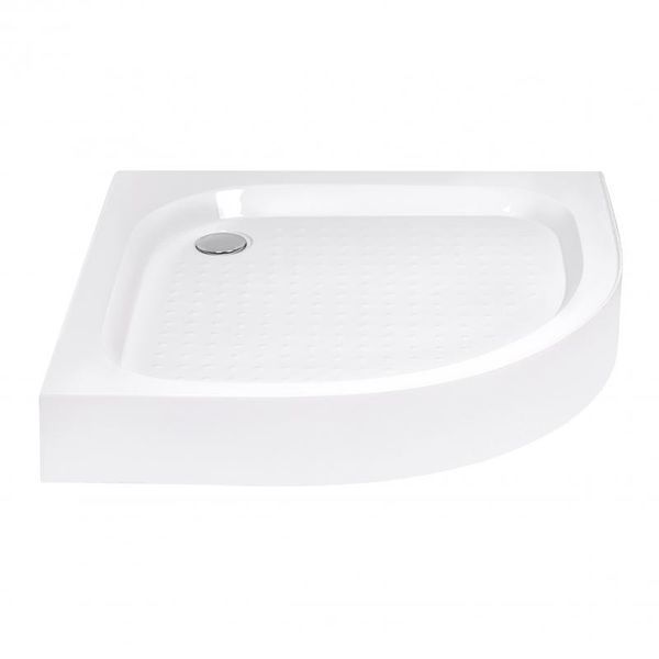 Душова кабіна Lidz Latwa SC90x90.SAT.LOW.FR, скло Frost 4 мм + Lidz Душовий піддон KAPIELKA ST90x90x14 LLASC9090SLFSET фото