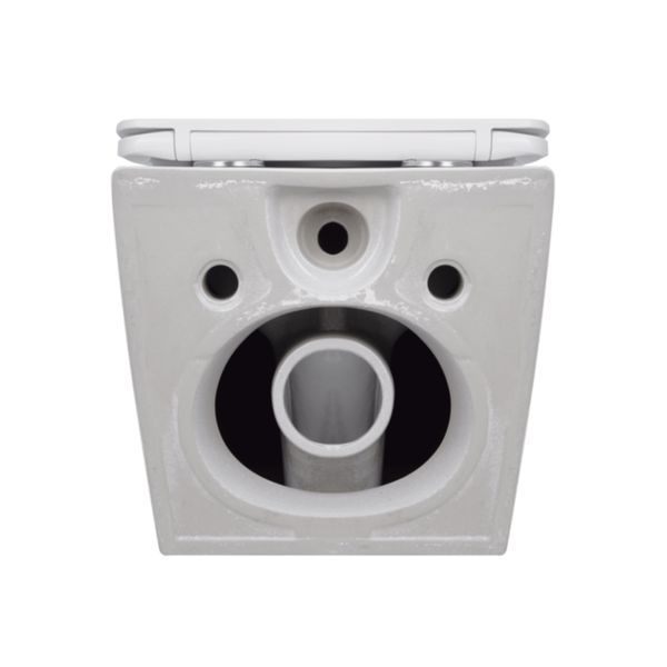 Унітаз підвісний Qtap Jay безобідковий з сідінням Soft-close QT07335175W QT07335175W фото