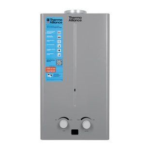 Колонка газова димохідна Thermo AllianceJSD20-10CR SILVER 10 л JSD2010CRSILVER фото