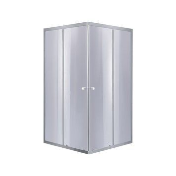 Душова кабіна Lidz Wawel SC80x80.SAT.LOW.GR, скло тоноване 4 мм без піддона LWASC8080SATLOWGR2 фото
