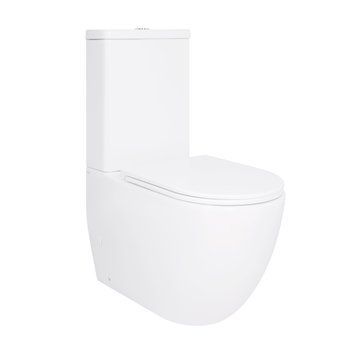Унітаз-компакт Qtap Robin Ultra Quiet безободковий з сидінням Soft-close QT13226089AW QT13226089AW фото