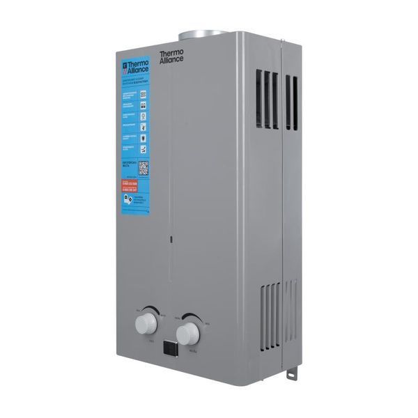 Колонка газова димохідна Thermo AllianceJSD20-10CR SILVER 10 л JSD2010CRSILVER фото