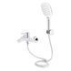 Змішувач для ванни Qtap Grand (з душовим гарнітуром) QTGRACRM006 Chrome QTGRACRM006 фото 6