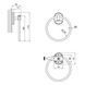 Тримач для рушника Lidz Oreo 0305 D-135 LDORE0305CRM22162 Chrome LDORE0305CRM22162 фото 2