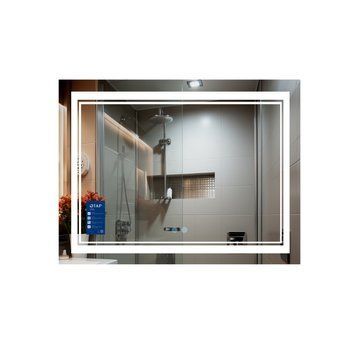 Дзеркало Qtap Cardinal 1000х700 з LED-підсвічуванням Touch, з антизапотіванням, з димером, рег. темп. кольору (3000-6500K) QT0478C10070 QT0478C10070 фото