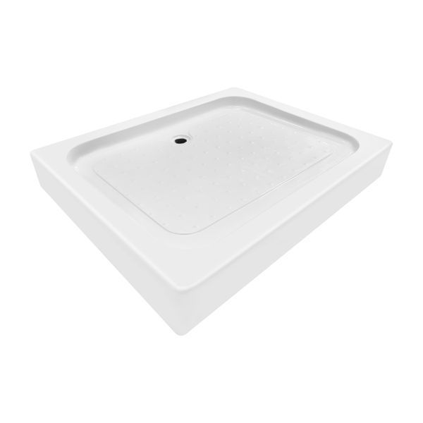 Душовий піддон KAPIELKA ST100x80х14 низький, прямокутний, діаметр зливу 52 мм Lidz LKAST1008014 фото