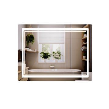Дзеркало Qtap Cardinal (CA2) 1000х800 з LED-підсвічуванням Touch, з антизапотіванням, з димером, рег. темп. кольору (3000-6500K) QT0478C1008048455 QT0478C1008048455 фото