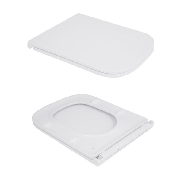 Унітаз-компакт Qtap Cardinal Ultra Quiet безободковий з сидінням Soft-close QT04222168AUQ3W QT04222168AUQ3W фото