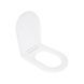 Сидіння для унітазу Qtap (Kolibri) 455&times;360&times;30 мм, White, з мікроліфтом Slim Duroplast, Quick Release QTST179W49488 QTST179W49488 фото 3