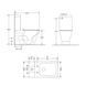 Унітаз-компакт Qtap Cardinal Ultra Quiet безободковий з сидінням Soft-close QT04222168AUQ3W QT04222168AUQ3W фото 2