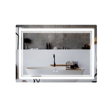 Дзеркало Qtap Cardinal (CA2) 1200х800 з LED-підсвічуванням Touch, з антизапотіванням, з димером, рег. темп. кольору (3000-6500K) QT0478C1208048454 QT0478C1208048454 фото