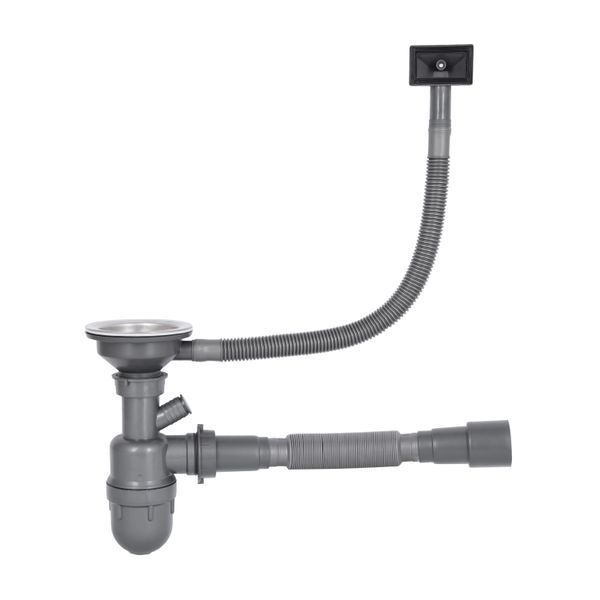 Кухонна мийка Brinex 510-D 0,8 мм Satin (BRIN510SAT08) BRIN510SAT08 фото