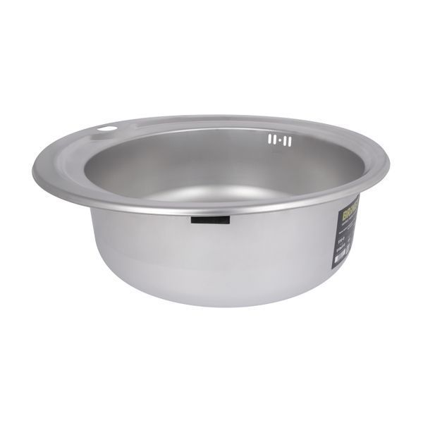 Кухонна мийка Brinex 510-D 0,8 мм Satin (BRIN510SAT08) BRIN510SAT08 фото