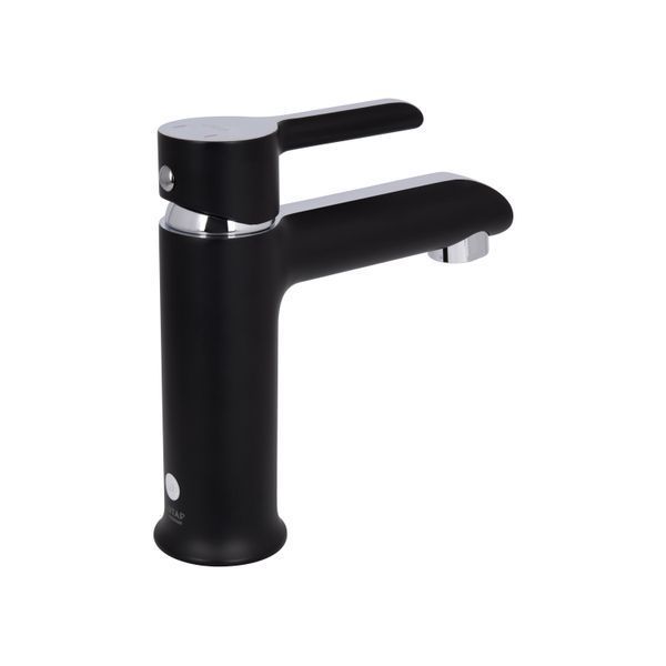 Змішувач для раковини Qtap Grand QTGRABCR001F Chrome/Black QTGRABCR001F фото