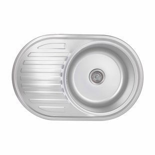 Кухонна мийка Brinex 7750 0,8 мм Micro Decor (BRIN7750MDEC08) BRIN7750MDEC08 фото