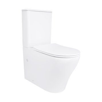 Унітаз підлоговий Qtap Virgo Ultra Quiet безобідковий з сидінням Soft-close WHITE QT18226092AW QT18226092AW фото