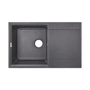 Кухонна мийка Lidz 790x495/230 BLA-03 (LIDZBLA03790495230) LIDZBLA03790495230 фото
