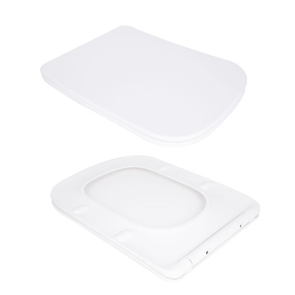 Унітаз підлоговий Qtap Tern Ultra Quiet безобідковий з сидінням Soft-Close QT17226003AW White QT17226003AW фото