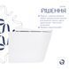 Унітаз підвісний Qtap Scorpio ML Ultra Quiet 490x365x325 мм, з сидінням Soft-close MagLock, White QTSCOML26W49622 QTSCOML26W49622 фото 4