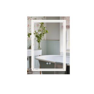 Дзеркало Qtap Cardinal 600х800 з LED-підсвічуванням Touch, з антизапотіванням, з димером, рег. темп. кольору (3000-6500K) QT0478C6080 QT0478C6080 фото